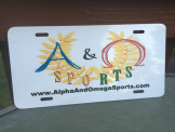 alpha and omega license plates